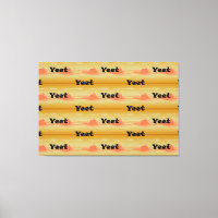 Yeet Black Text Vintage Sunset Yeeted Viral Phrase