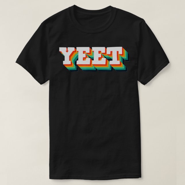 Yeet Funny Christmas Meme Teen Trendy Gamer Gaming T-Shirt (Design Front)