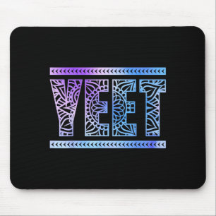 Yeet Funny Slang Quote Humor Meme Mouse Mat