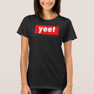 Yeet Slang For Boys In Big Red Street Art T-Shirt