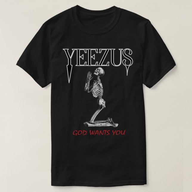 Yeezus skeleton Classic T-Shirt (Design Front)