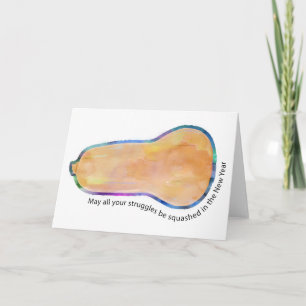 Yehi Ratsones Squash Blessing Card
