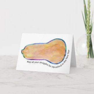 Yehi Ratsones Squash Blessing Card