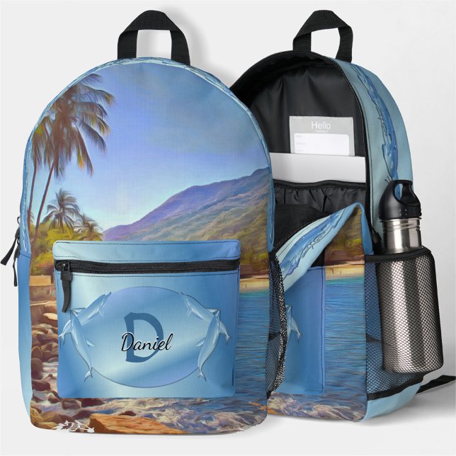 Yelapa Beach 761 Printed Backpack (Creator Uploaded)