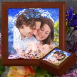 Yelapa Scenic Family Photo 0819 Keepsake Box<br><div class="desc">Painting “Yelapa Scenic Path View 0819” Collection Hold your valuables in this beautiful keepsake box. Made of lacquered wood, the jewelry box comes in golden oak, ebony black, emerald green, and red mahogany. Soft felt protects your jewelry and other collectibles. Personalize on the product page or click the "Customize" button...</div>