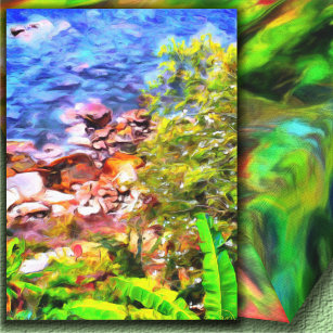 Yelapa Scenic Path View 0819 Art Canvas Print