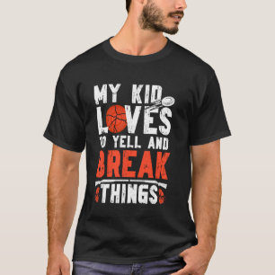 Yell And Break Things Trap Shooting Dad Trap Shoot T-Shirt
