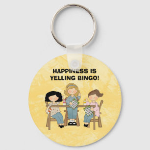 Yelling Bingo keychain