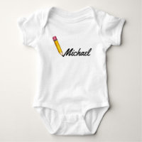 Yellow #2 School Pencil Writing Personalised Name