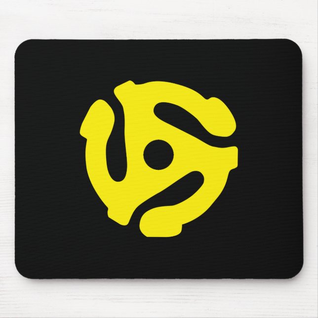 Yellow 45 spacer graphic mouse mat (Front)