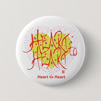 Yellow 6 Cm Round Badge
