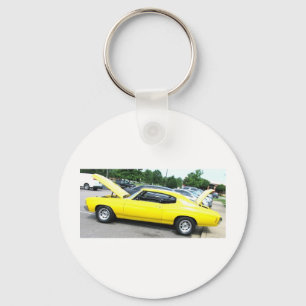 Yellow '72 Chevelle Key Ring