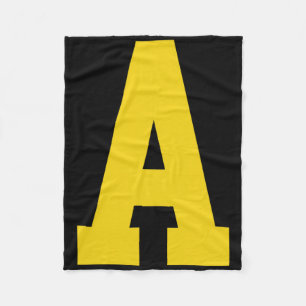 Yellow a' On Red For Alvin Costume Halloween And F Fleece Blanket