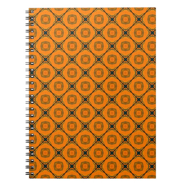 Yellow abstract Pattern background Design. abstrac Notebook (Front)
