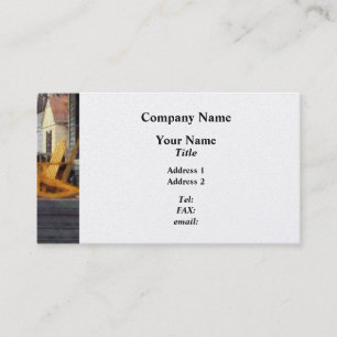 Yellow Adirondack Rocking Chairs Business Card