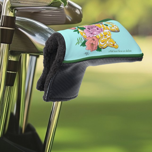 Yellow Albino Ball Python Golf Head Cover (Creator Uploaded)