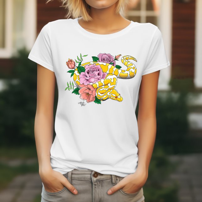 Yellow Albino Ball Python T-Shirt (Creator Uploaded)