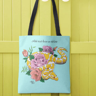 Yellow Albino Ball Python  Tote Bag
