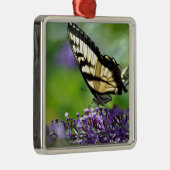 Yellow and Black Butterfly on Lavender Metal Tree Decoration (Right)