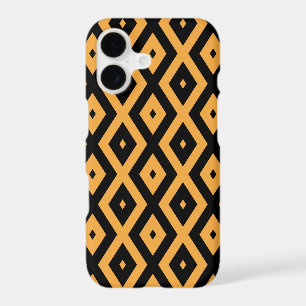 Yellow and black diamond pattern