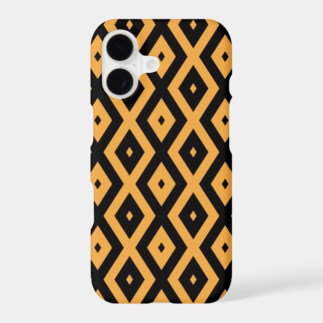 Yellow and black diamond pattern (Back)
