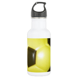 Yellow and black Football. 532 Ml Water Bottle