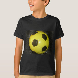 Yellow and black Football. T-Shirt