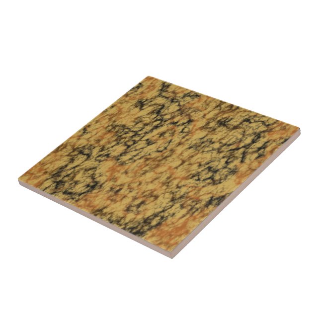 yellow and black marble tile (Side)