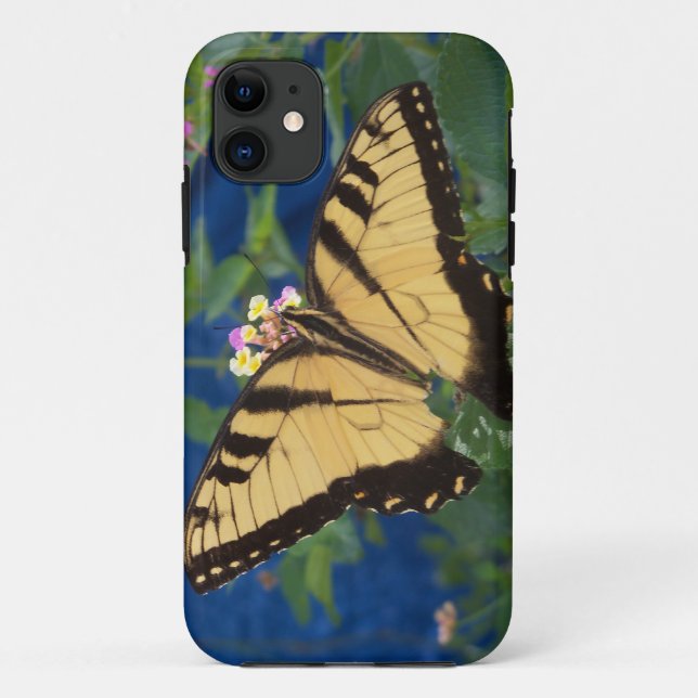 Yellow and black swallowtail butterfly on an Case-Mate iPhone case (Back)