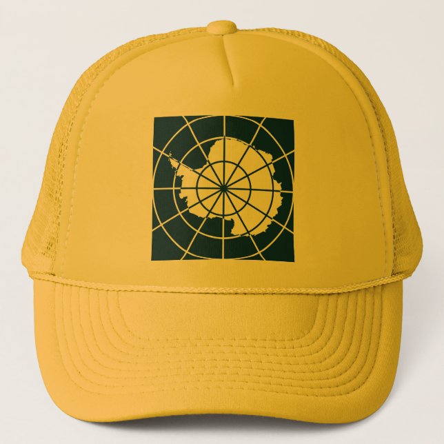 Yellow and blue Antarctica cap (Front)
