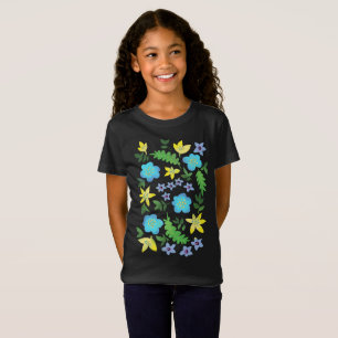 Yellow and blue flowers T-Shirt