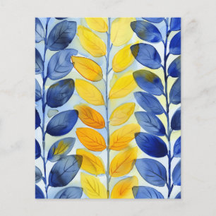 Yellow and Blue Leaves