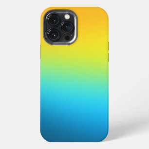 Yellow And Blue Ombre iPhone 13 Pro Max Case
