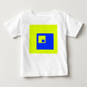 Yellow and blue squares baby T-Shirt