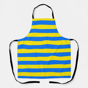 Yellow and Blue Stripes Apron