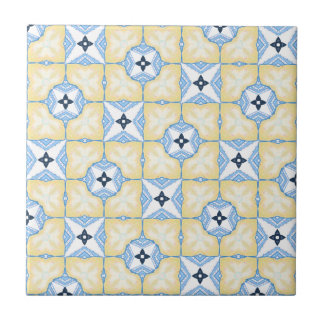 Yellow and Blue Tile