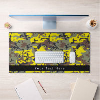 Yellow and Brown Camo, Camouflage, Military, Army