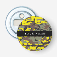 Yellow and Brown Camouflage Your name Personalise