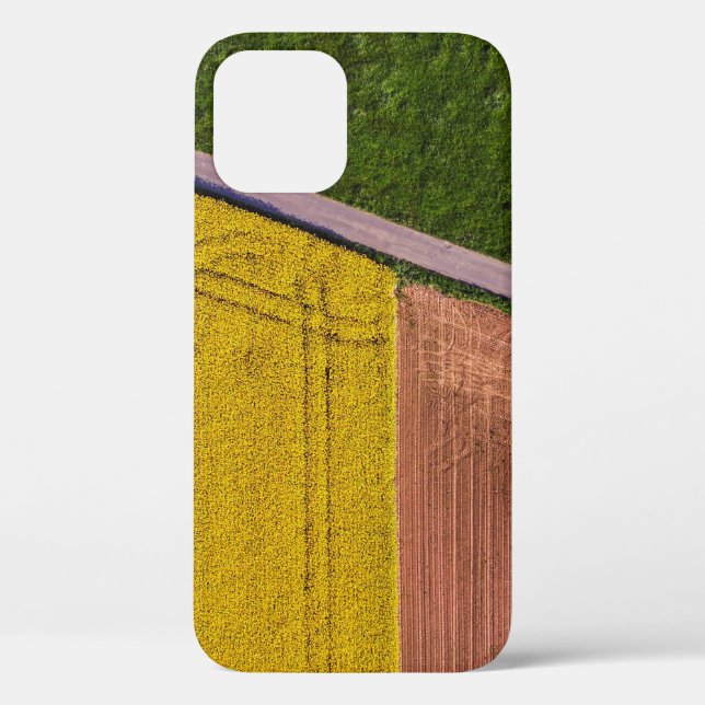 Yellow and brown textile Case-Mate iPhone case (Back)
