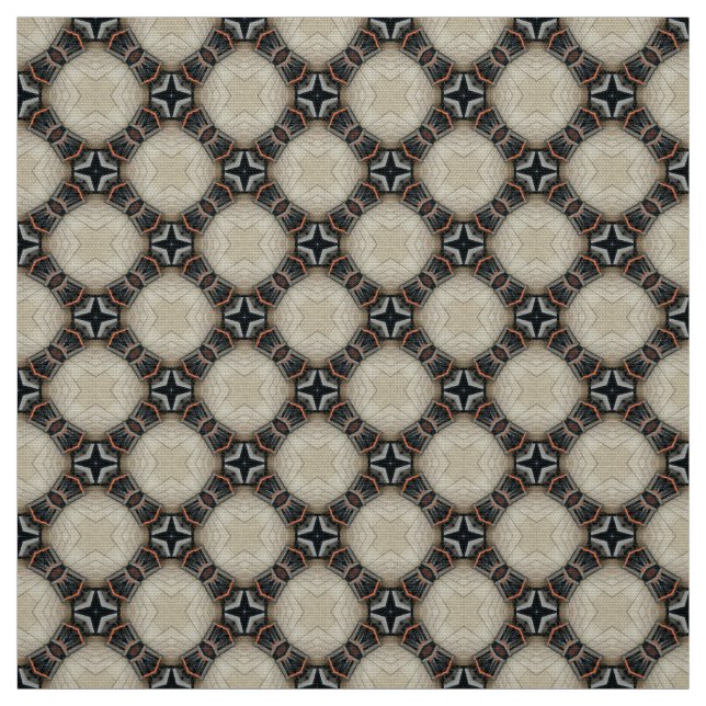 Yellow and Dark Grey Upholstery Fabric (Swatch)