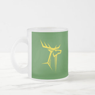 Yellow and Green Buck Mug
