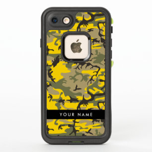 Yellow and Green Camouflage Your name Personalise