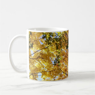 Yellow and Green Fall Foliage Coffee Mug