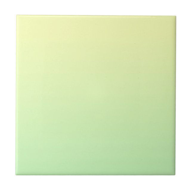 Yellow and Green Gradient Tile (Front)