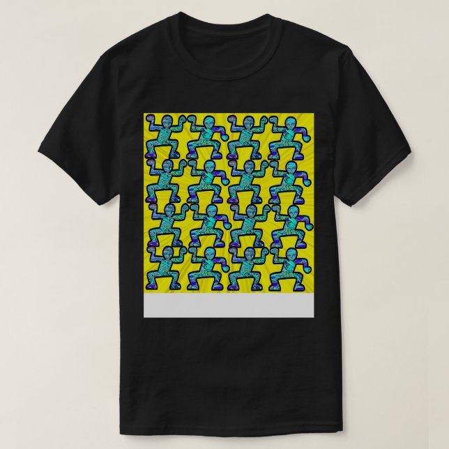 yellow and green graffiti tattoo 1 T-Shirt (Design Front)