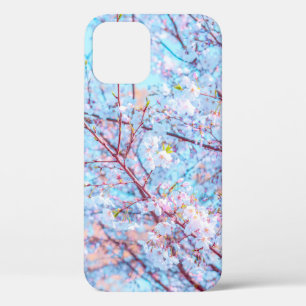 YELLOW AND GREEN LEAVES ON BROWN TREE BRANCH iPhone 12 CASE