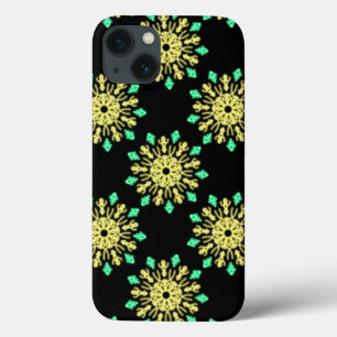 Yellow and green neon flower Case-Mate iPhone case