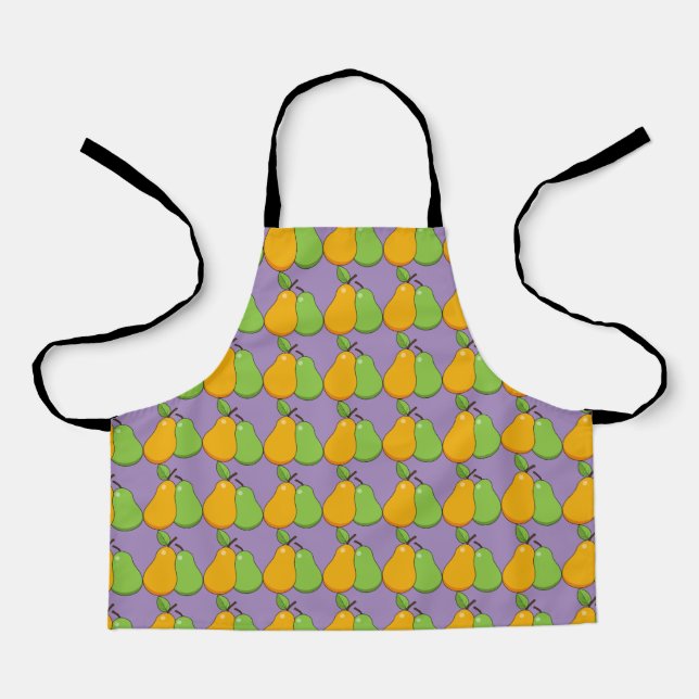 Yellow and Green Pears Apron (Front)