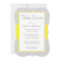 Yellow and Grey Chevron Baby Shower Invitations