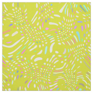 Yellow and Lavendar Collection - Squiggles & Dots Fabric